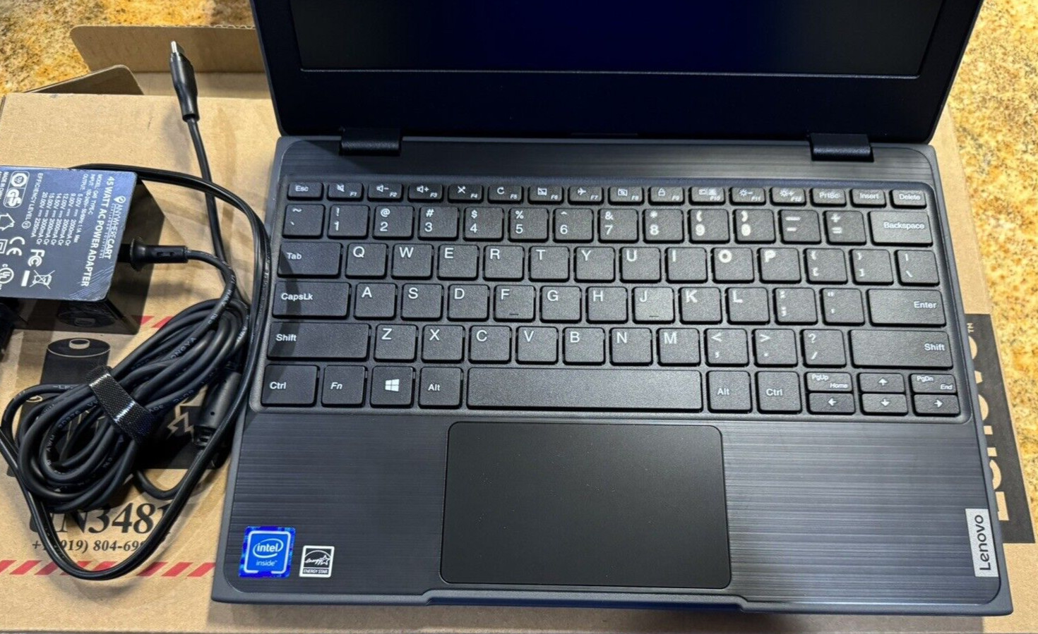 NEW Lenovo 100e 2nd Gen. 81MB 11.5″ Intel Celeron 4020 4GB RAM64GB SSD Win 10Pro