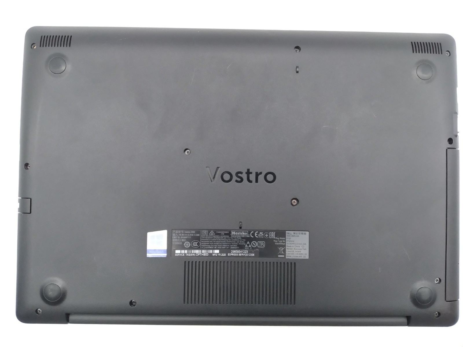 Dell Vostro 3590 Laptop FHD 15.6″ i5-10210U 8GB RAM 512+256 HDD + NVMe Win11 Pro