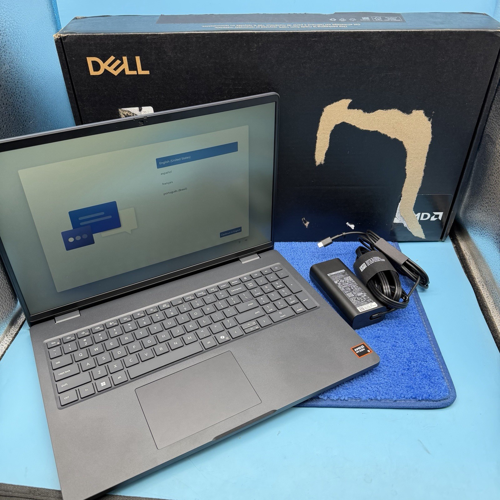 Dell Pro 16 PC16255 16″ PC Notebook – AMD Ryzen 5 220, 8 GB, 256 GB – Scratched