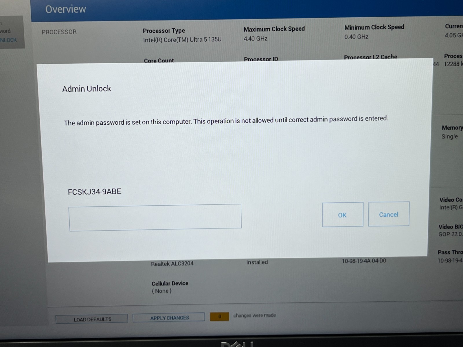DELL LATITUDE 5450 ULTRA 5-135U@4.40GHz 8GB NO SSD/OS *Check Pictures*