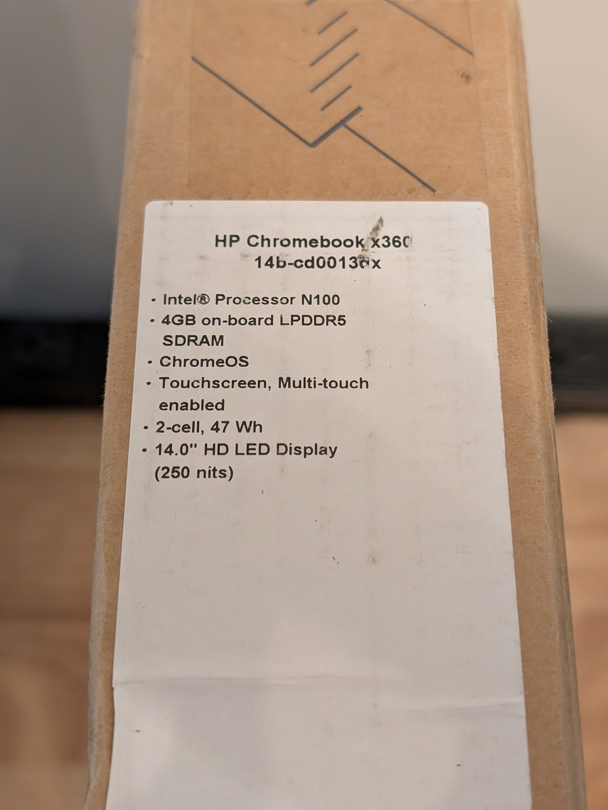 HP Chromebook x360 14b-cd0013dx 14 HD Touch Intel N100 4GB 64GB ChromeOS Blue