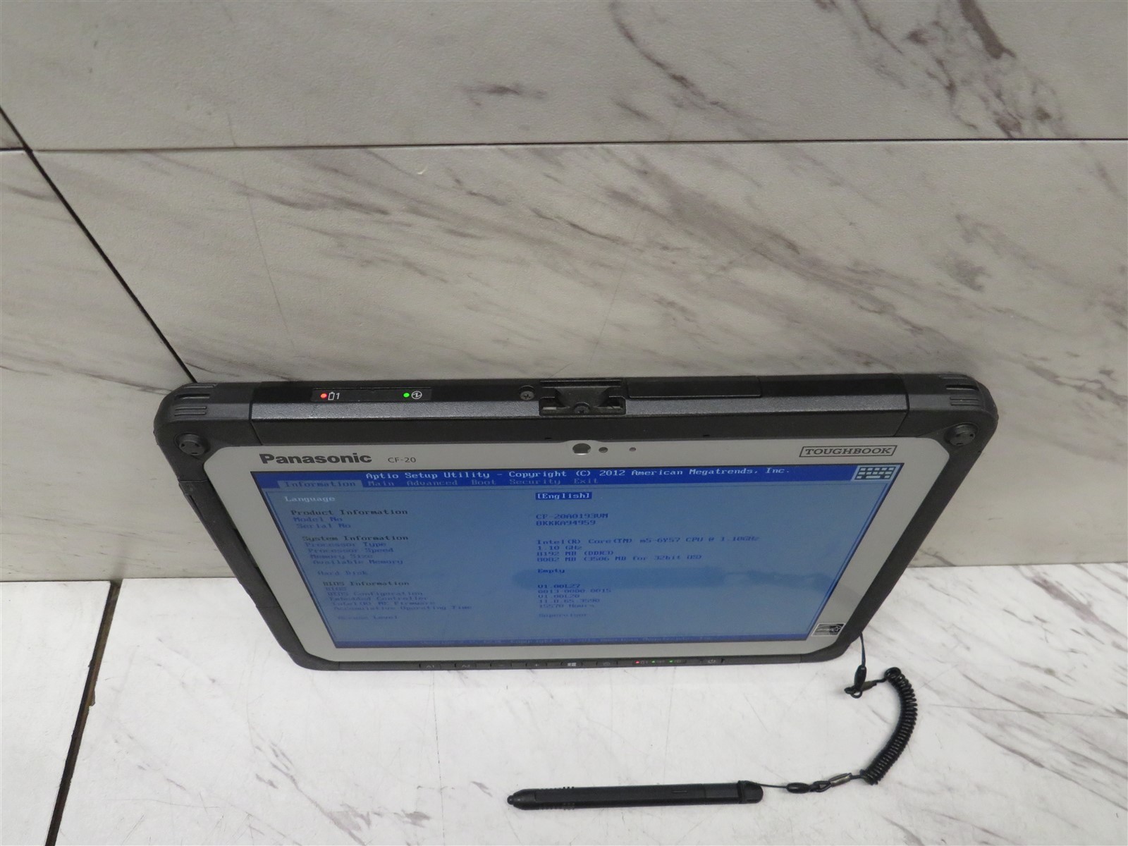 Panasonic Toughbook CF-20 Intel Core i5-7Y57@1.2GHz 8GB RAM #5