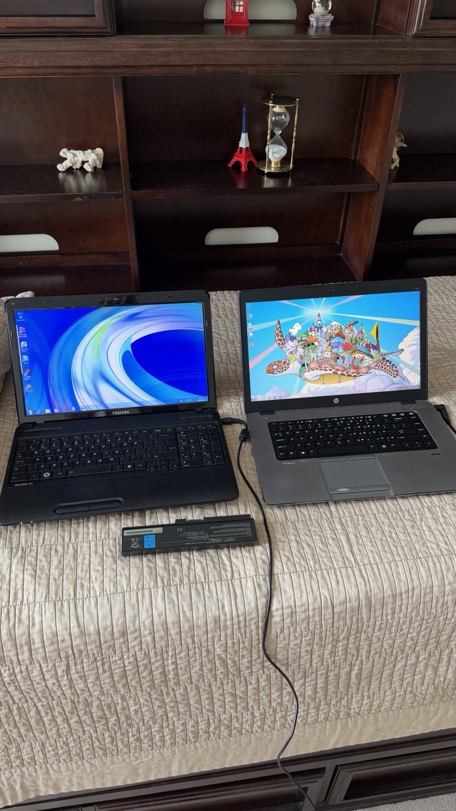 2 Laptops Wit 500gb Kinston SSD