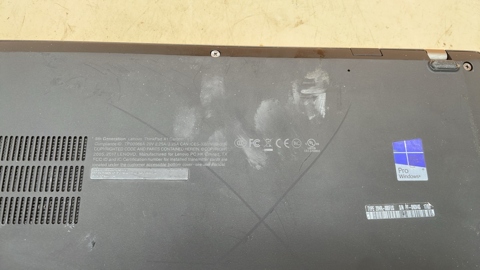 Lenovo ThinkPad X1 Carbon 5th 14-Inch & Sony PCG-7184L 15.5-Inch No HDD Laptop