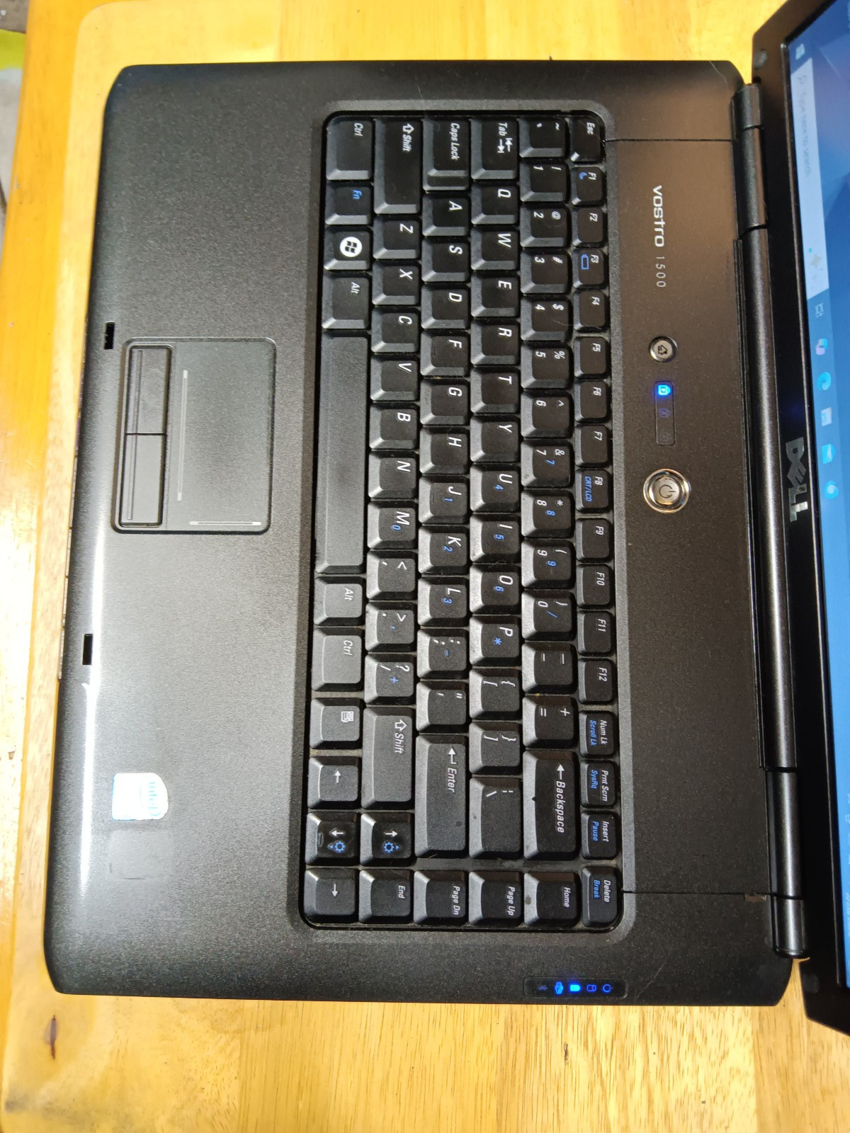 Dell Vostro 1500/Core2Duo T7300 2.00ghz/4gb/250gb/Windows 10 Pro/Web/BT/15.4″