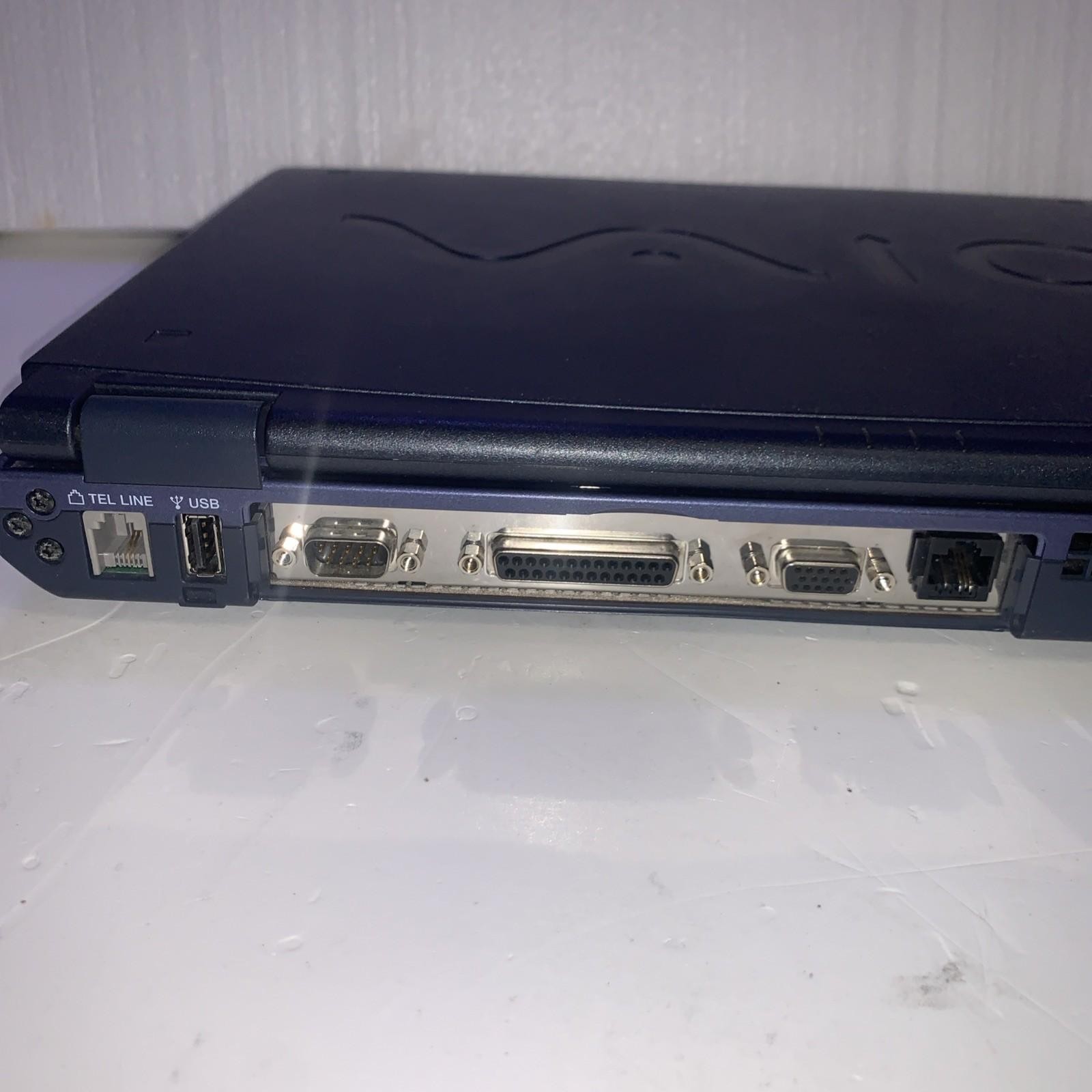 Sony Vaio PCG-9B3L AMD Athlon 4 1000MHz 256MB RAM 20GB HD Windows XP SP3