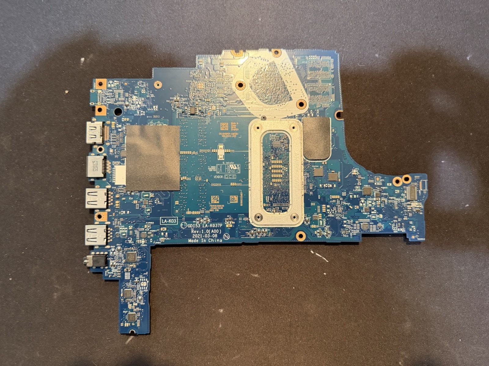 READ Dell Inspiron 3505 RYZEN 5 3450U GDI53 LA-K037P Motherboard UNTESTED
