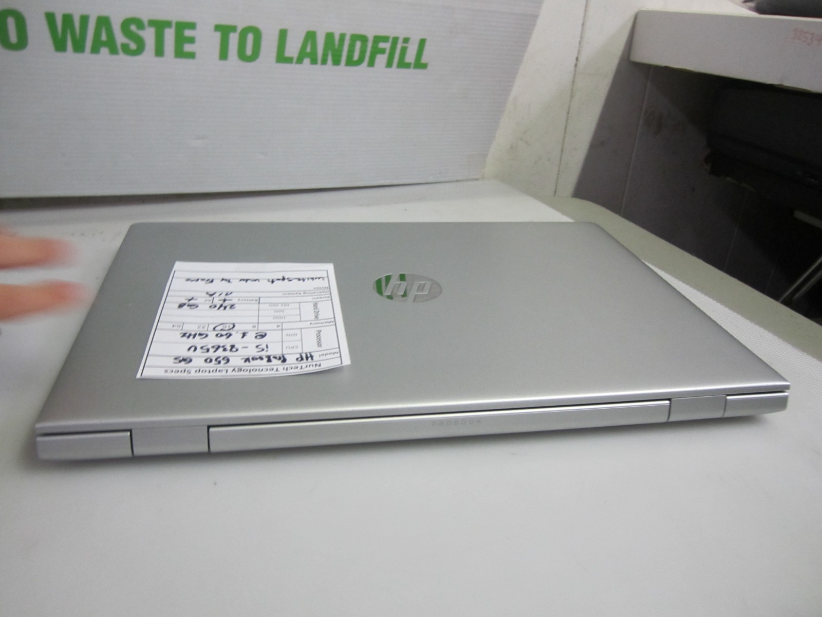 HP ProBook 650 G5 i5-8365U 1.60GHz 16GB 240GB Laptop NO OS + AC READ