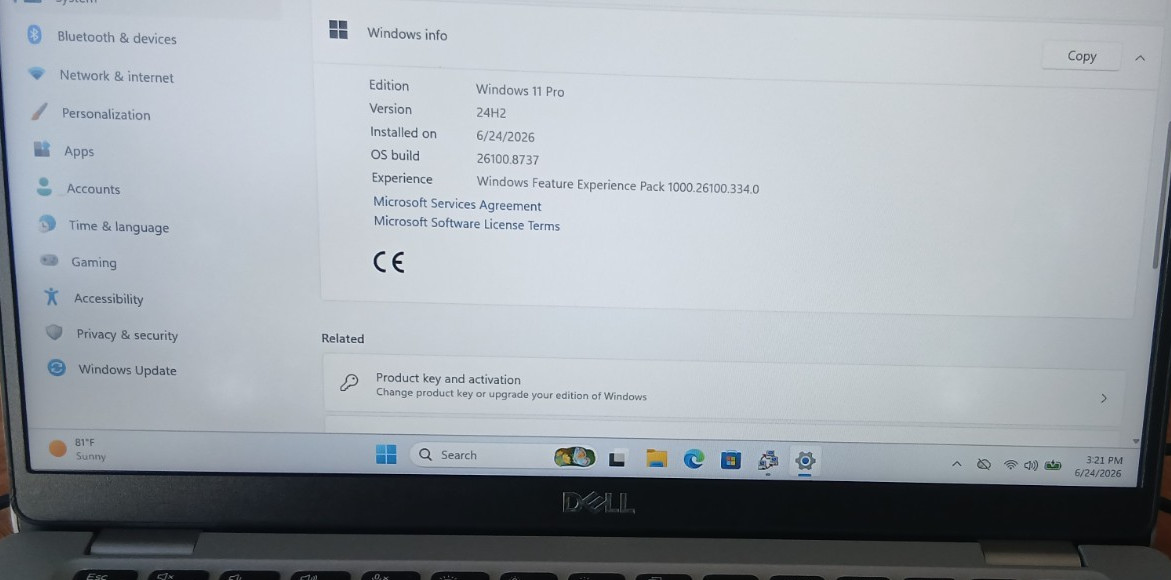 DELL LATITUDE 5410 i5-10310U 14″ 16/256*** READ