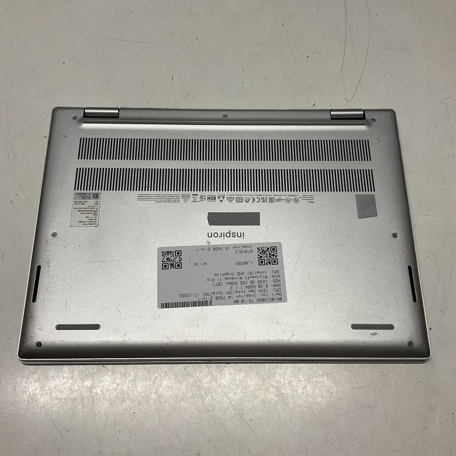 Dell Inspiron 7420 2 in 1 Laptop – i7-1255U 8GB 256GB SSD 14″ Touchscreen Win 11