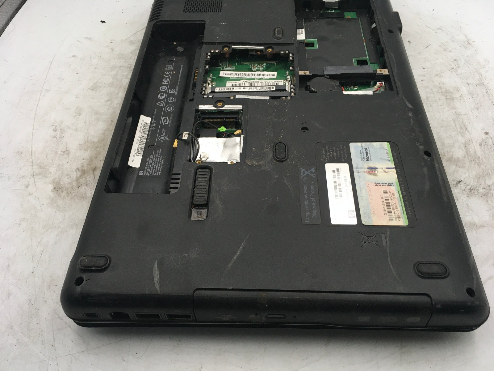 HP G60 458DX – FOR PARTS/REPAIR – INTEL PENTIUM T4200 – NO RAM – READ DESC – BB