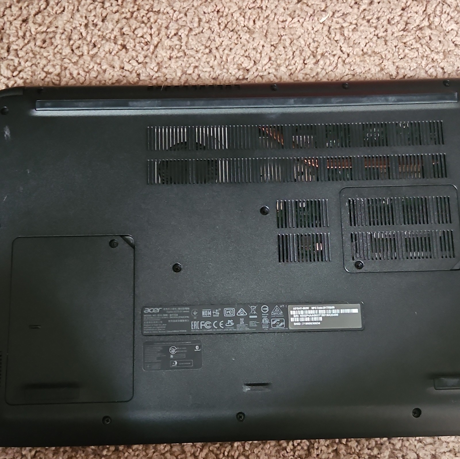 Acer Aspire A515-51 15.6″ Laptop Intel Core i5-1135G7 4GB RAM 1TB HDD Black
