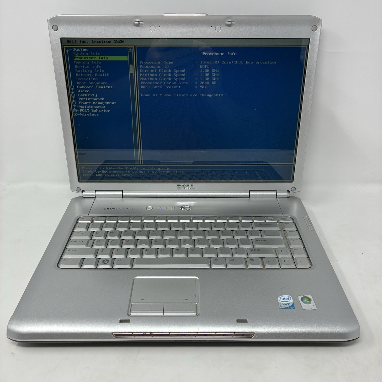 Dell Laptop Gaming/Work Good Batt Win2k Pro Charger Core2Duo Loaded