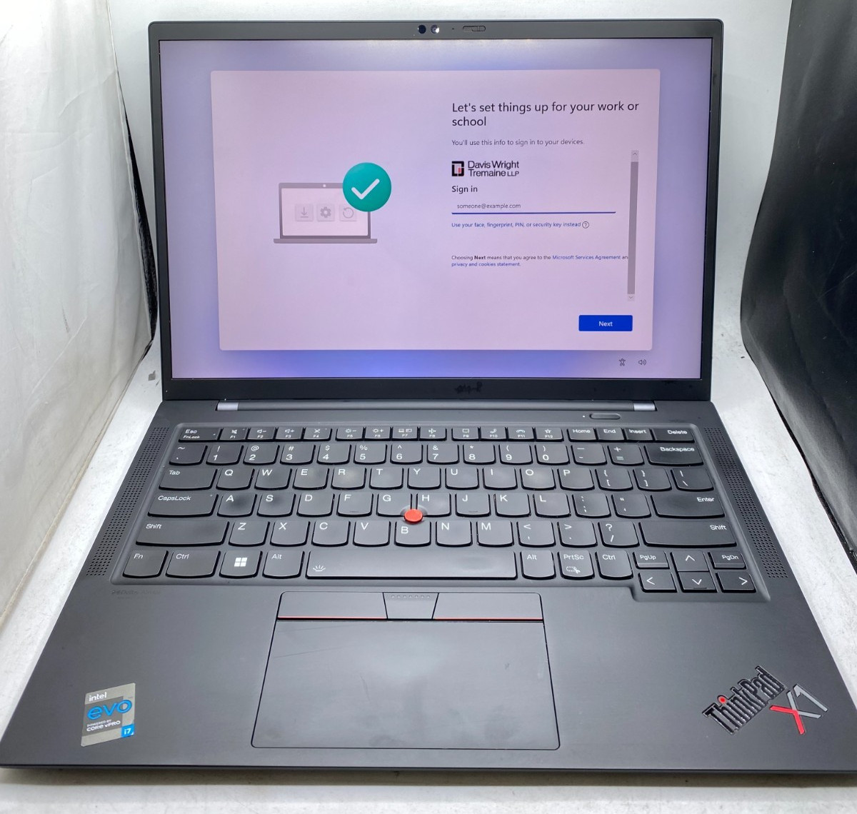 FOR PARTS Lenovo X1 Carbon Gen 9th 14″ Intel Core i7-1185G7 16GB RAM 512GB SSD
