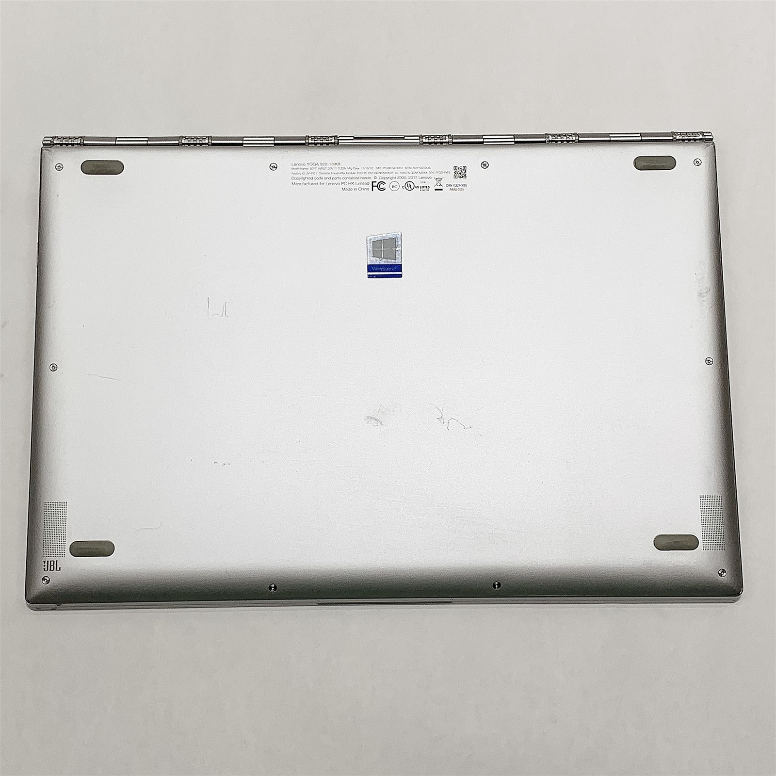 Lenovo Yoga 920-13IKB Laptop i7 8550U 1.8GHZ 14″ Touch 8GB 512GB NVMe Windows 11