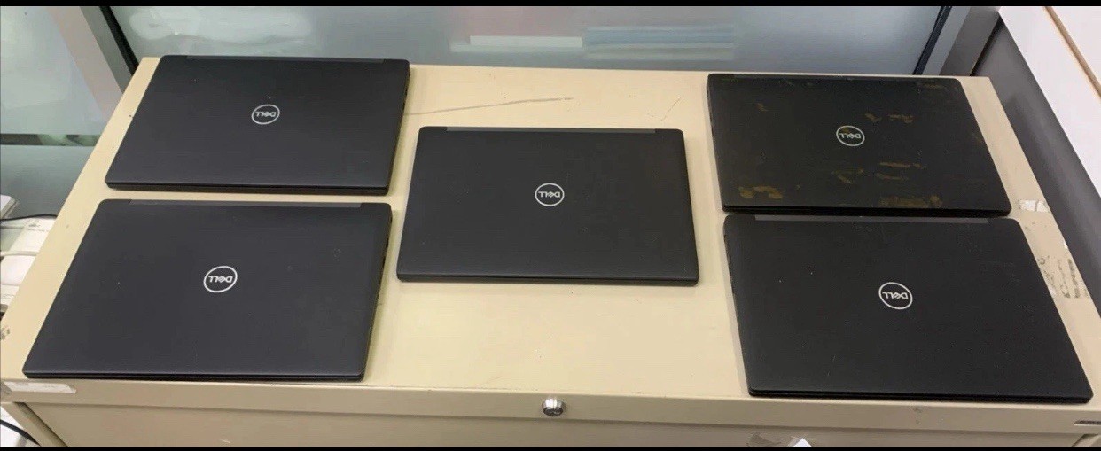 🌟5x Lot Dell Latitude 7390 i7 8650U No Batt No SSD No Ram Working🌟