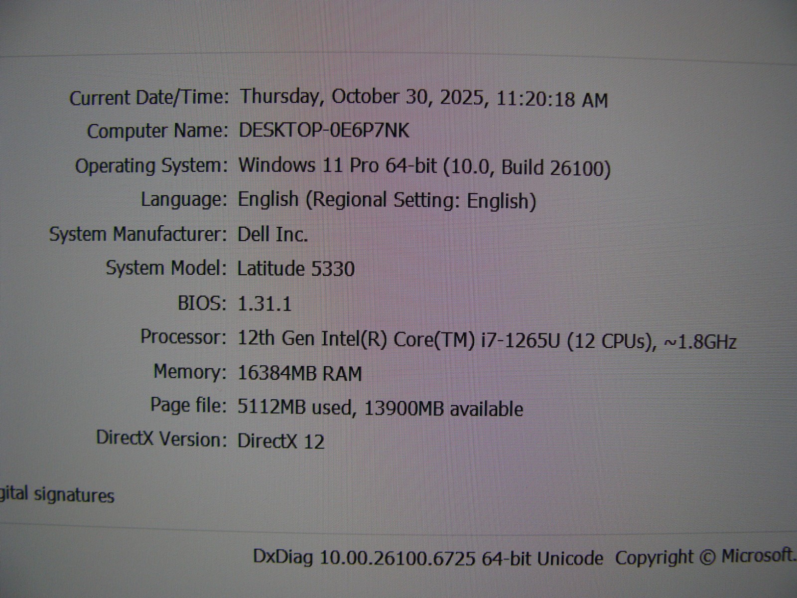 Dell Latitude 5330 13.3″FHD TOUCH i7-1265U 1.8GHz 16GB 512GB SSD W11Pro +Charger
