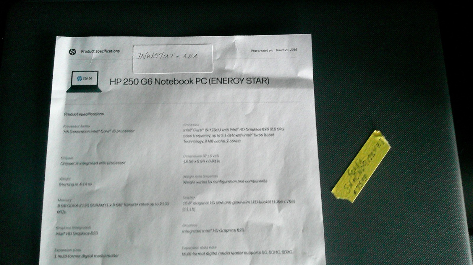 Multiple HP Laptops (Serial Nos listed in Description)