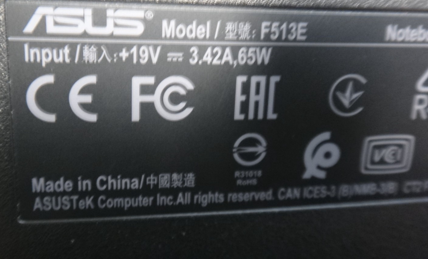 Genuine ASUS VivoBook 15 F513E 15.6″ FHD Intel Core i3-1115G4 8GB Ram 256GB SSD