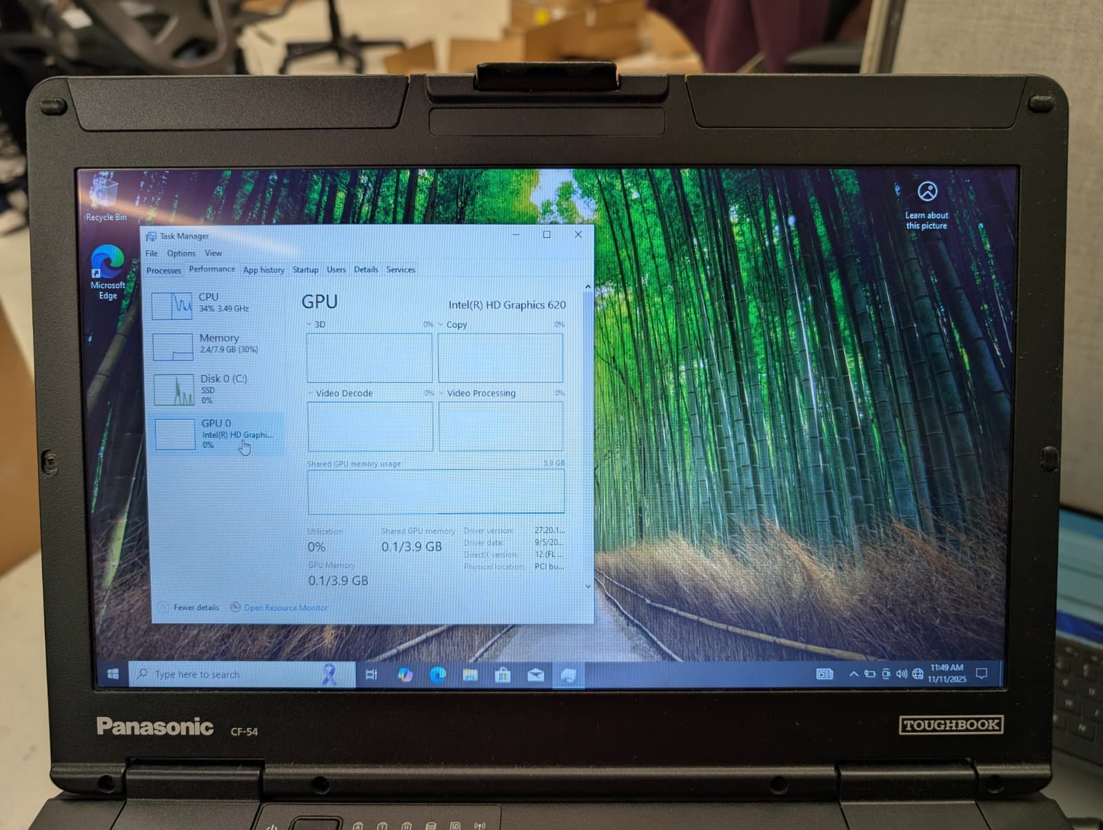 Lot Of 2 Toughbook Panasonic CF-54 MK3 Core i5-7300U 8Gb 512GB SSD Win10 Pro-3