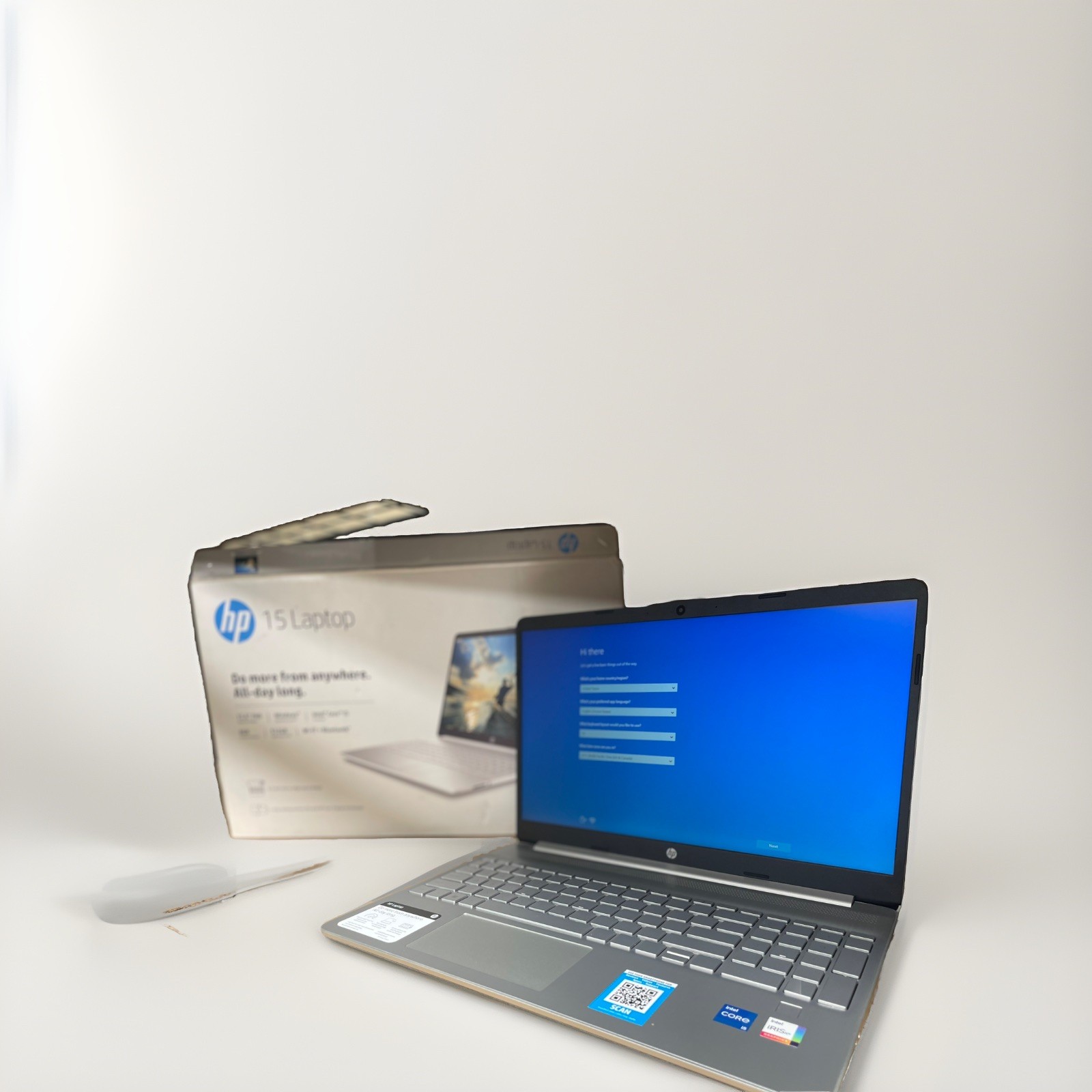 HP 15.6″ Intel Core i5-1135G7, 2.4GHz Intel Iris 8GB Ram 512SSD W11 (USED)