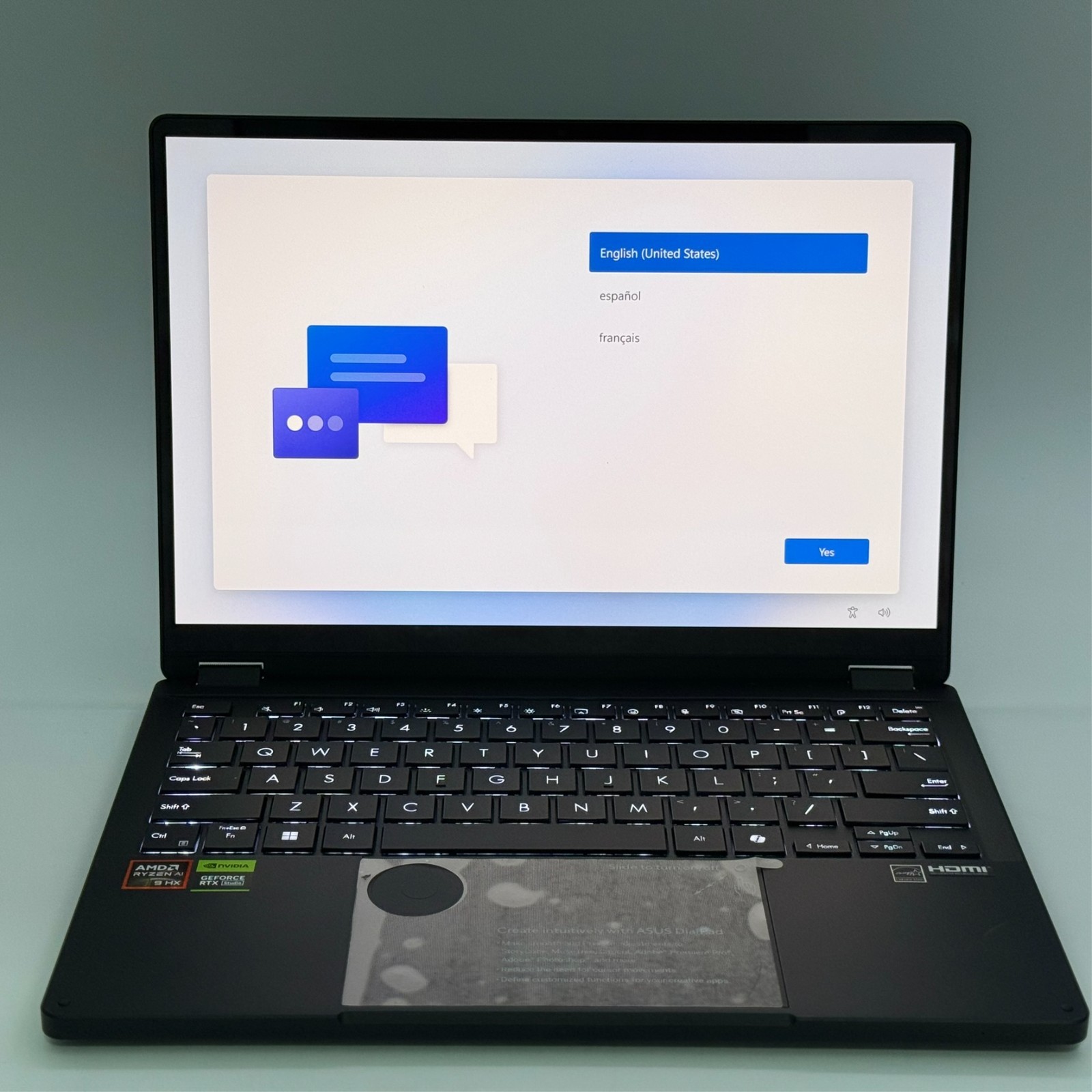 ASUS ProArt PX13 13″ 3K OLED Copilot+ 2-in-1 Laptop Ryzen AI 9 32GB 1TB RTX 4050