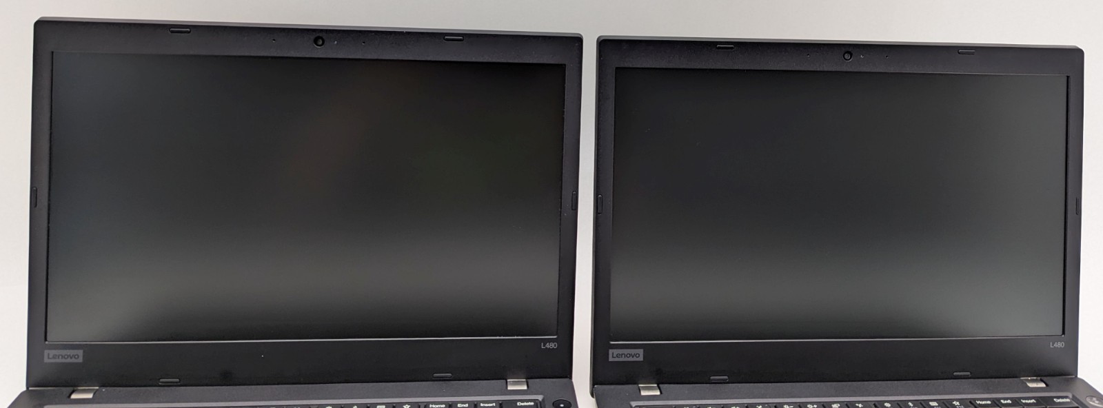 Lot of 2 Lenovo ThinkPad L480 14″ Laptop Celeron 3965U 2.20GHz 4GB *BAD KEYBOARD