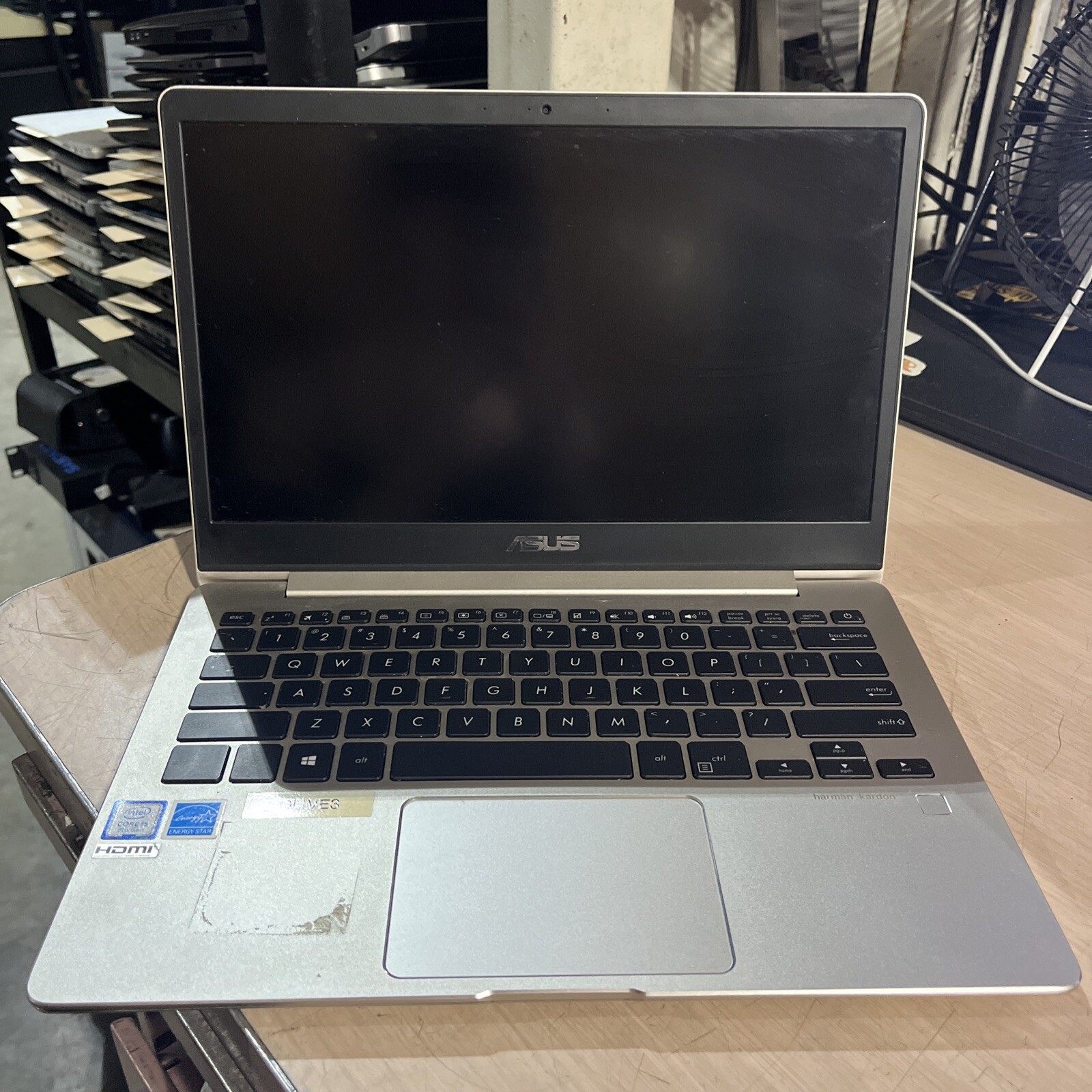 ASUS UX331U NOTEBOOK INTEL CORE I5 8TH GEN 8GB RAM NO HD