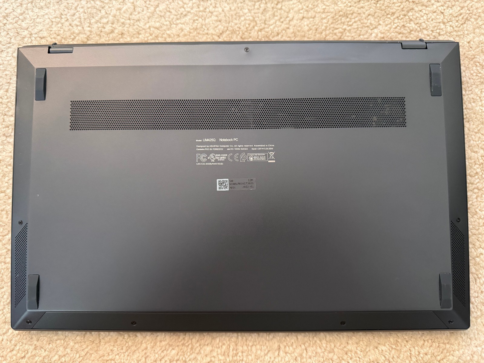 ASUS ZENBOOK 14 UM425Q 14″ 1TBSSD/8GBRAM AMD RYZEN 5 5600H WIN11HOME EXCELLENT!