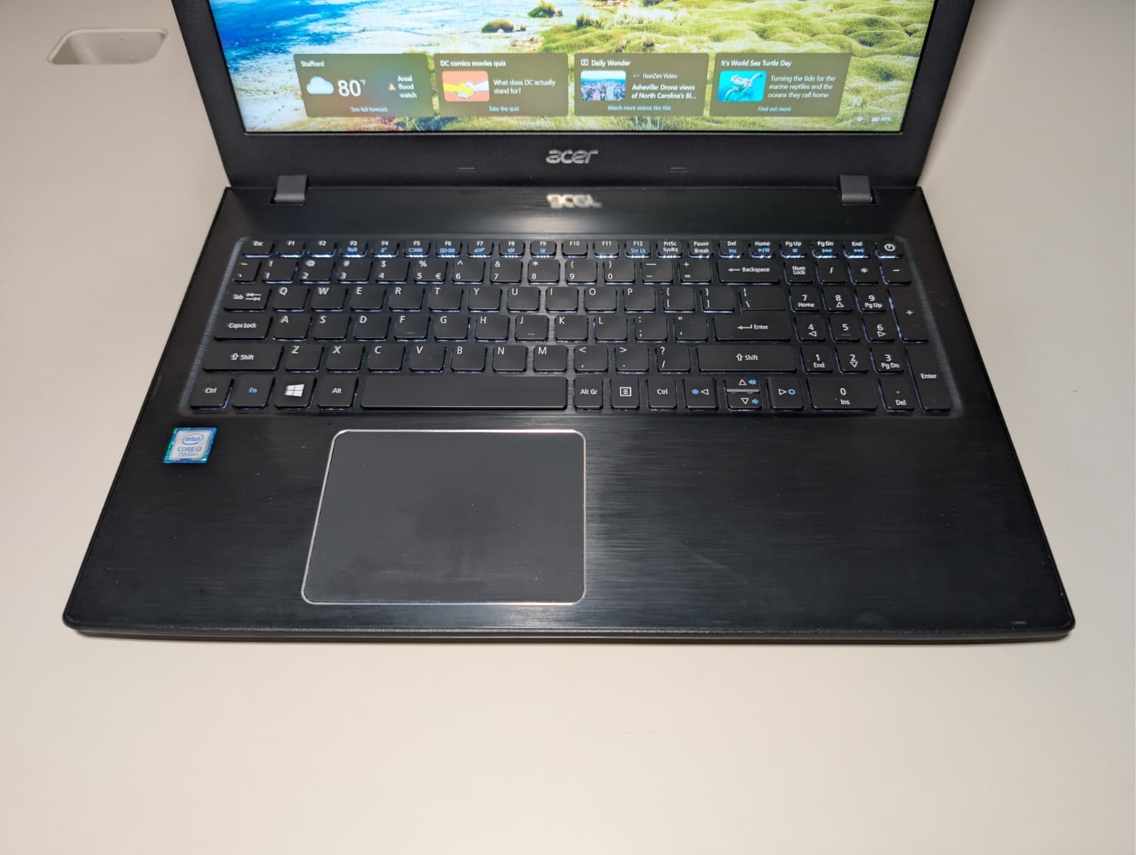 15″ ACER ASPIRE E5-575 | i3-7100U 16GB RAM 256GB SSD | FHD Backlit | Win 11 DVD