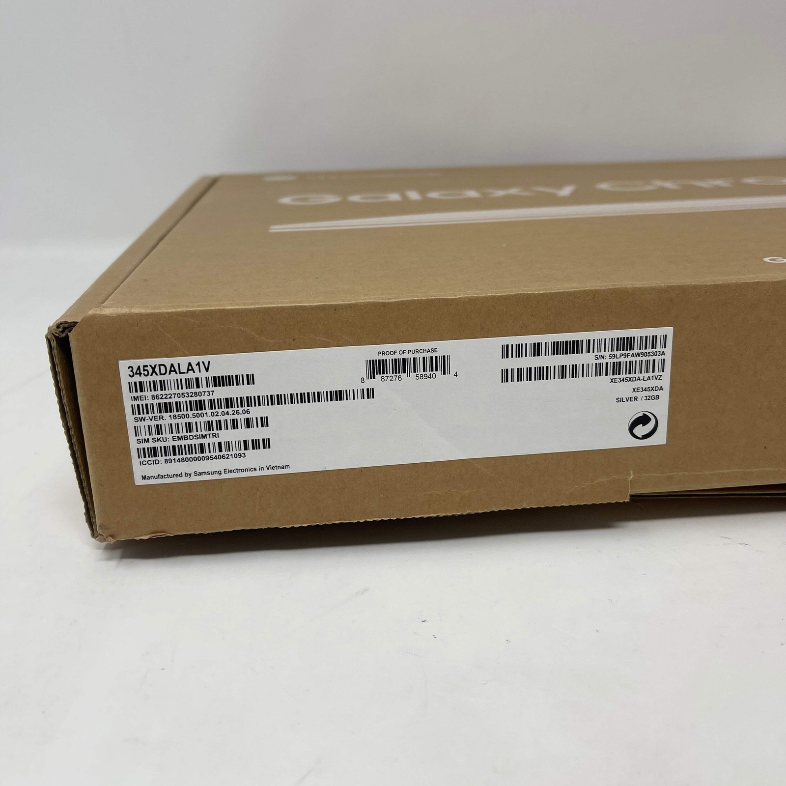 Samsung Galaxy Chromebook XE345XDA 14″ Celeron N4500 1.1GHz 4GB RAM 32GB SSD