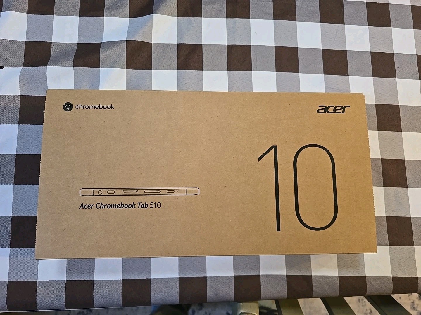 Acer Chromebook Tab 510 10.1” 4GB 64GB Snapdragon + Rugged Case Charger D652N