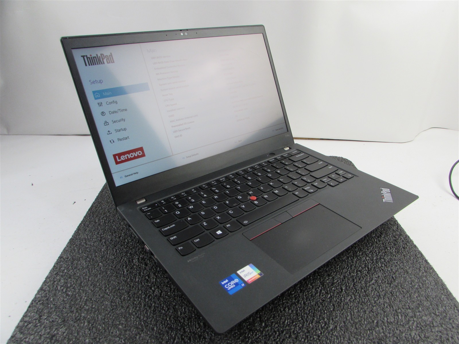 LENOVO THINKPAD T14S (GEN 2) FHD TOUCH i7-1185G7 512GB SSD 32GB RAM NO O.S/No AC