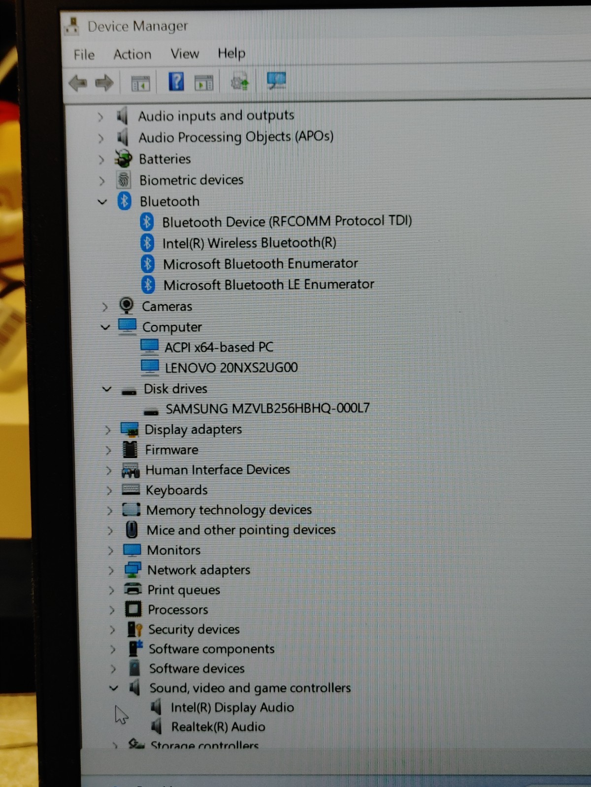 Lenovo T490S THINKPAD 14IN E6BR5IL i5-8365U 1.6 8GB RAM 256GB SSD