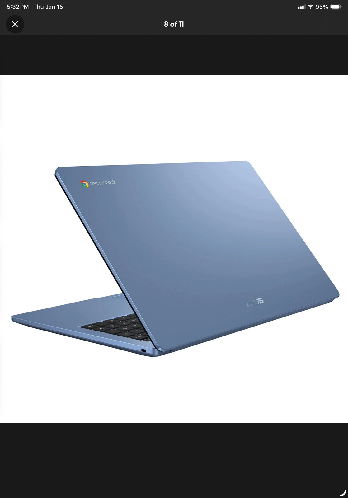 ASUS Chromebook CX15 15.6″ FHD Laptop Celeron N4500 4GB 128GB ChromeOS