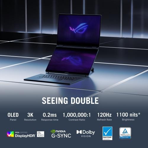 ASUS ROG Zephyrus Duo Dual PC 16 3K OLED Ultra 9 386H RTX 5090 32GB RAM 1TB SSD