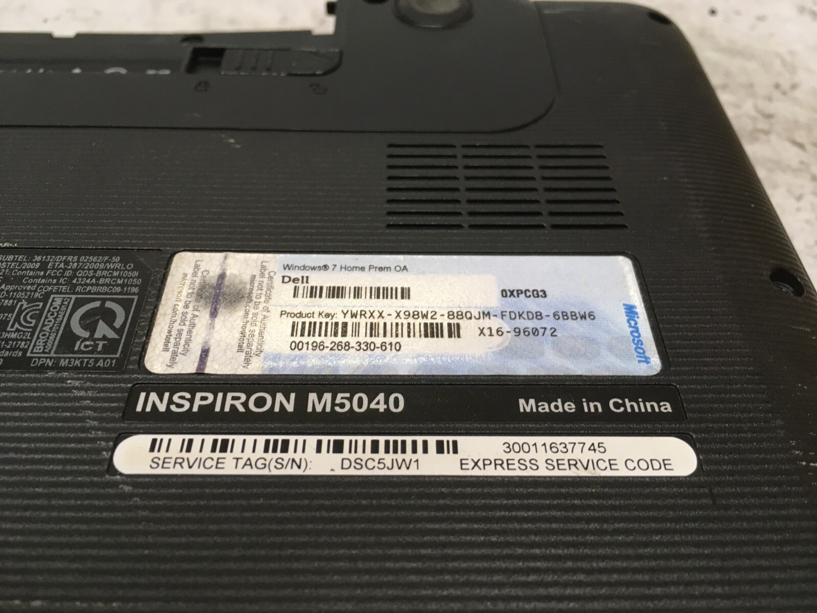 Dell Inspiron N5040 15″ (AS IS) Intel Core i3 1st Gen – JZ