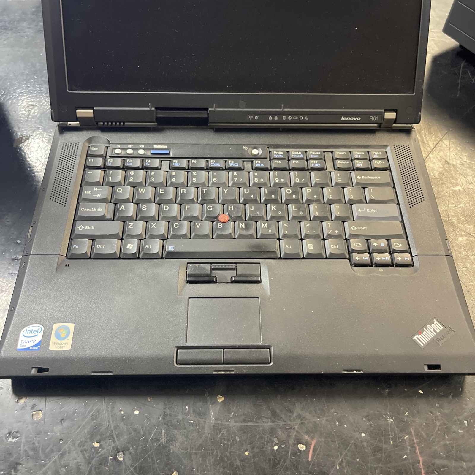 Lenovo ThinkPad R61 15″ Laptop Intel Celeron 540-Missing battery