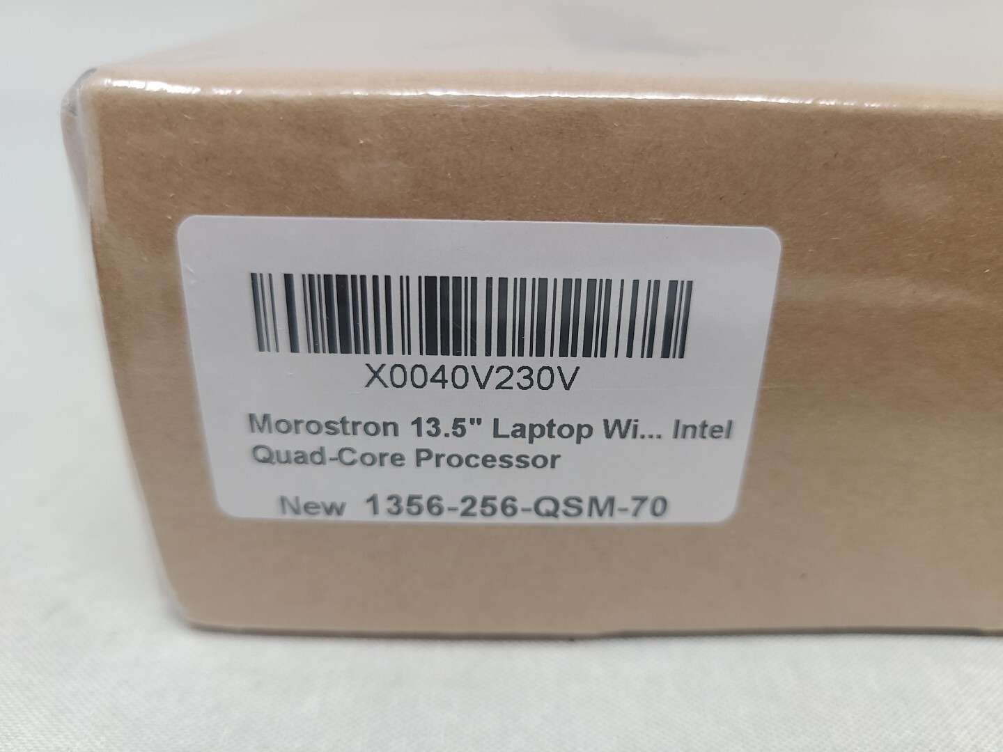 Morostron 13.5 inch Laptop Quad-Core Processor 1356-256-QSM-70 ** FACTORY SEALED
