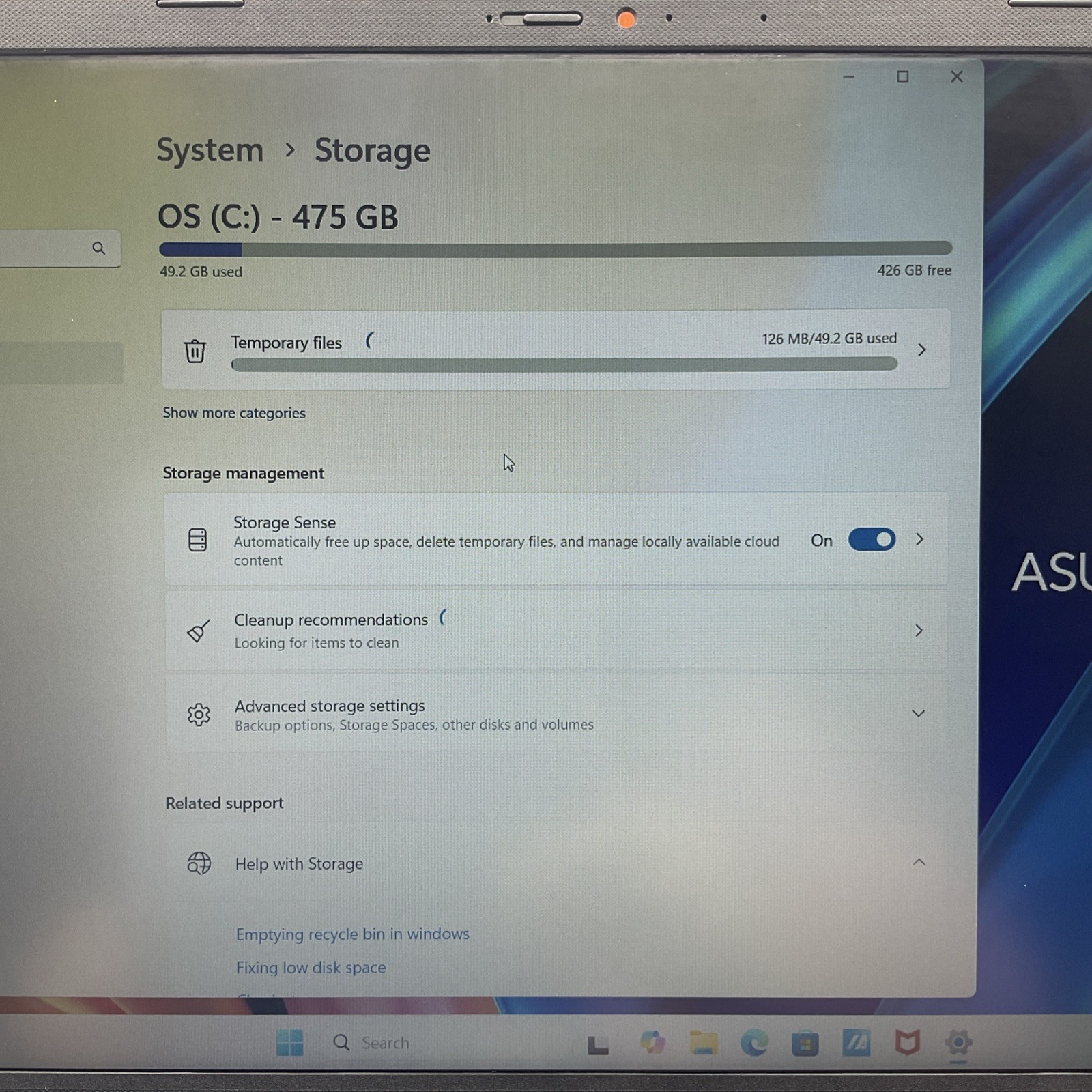 ASUS Vivobook F1502ZA-WS51 15.6″ i5-1235U 8GB RAM With Dell Backpack PO1520P