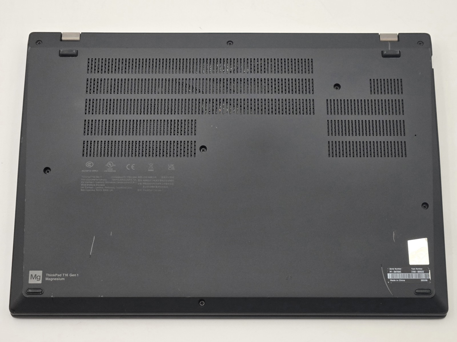 Lenovo ThinkPad T16 Gen 1 16″ FHD+ Touch I5-1245U 512GB 16GB W11P FPR Warranty