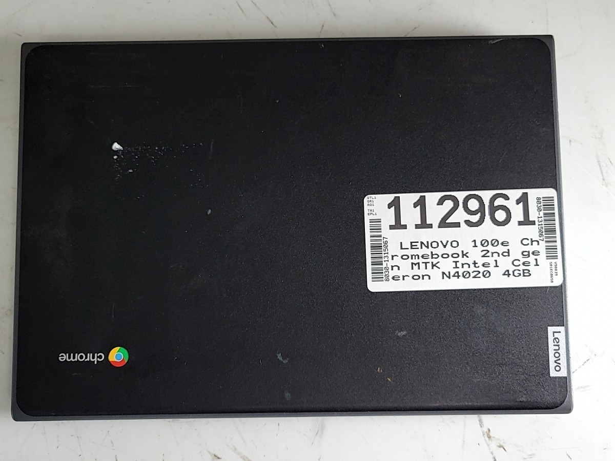 LENOVO 100e Chromebook 2nd gen MTK Intel Celeron N4020 4GB 32GB SEE NOTES