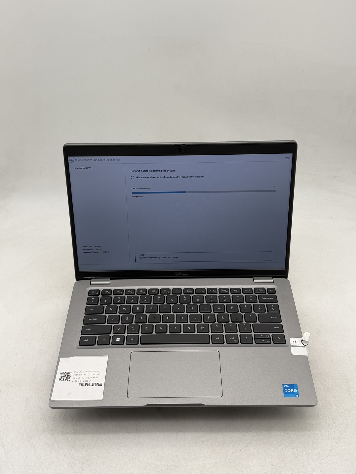 Dell Latitude (5420) 14inch i5-1135G7 8GB 256GB -NO OS- Read