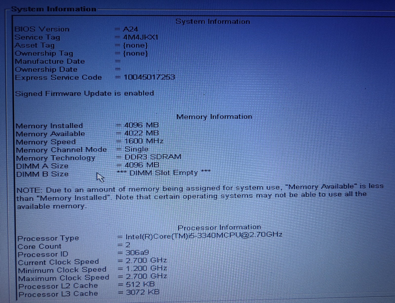 Dell Latitude E6430 Laptop 14″ i5-3340M 2.70 GHz 4GB 256GB Win 10 Bad Battery