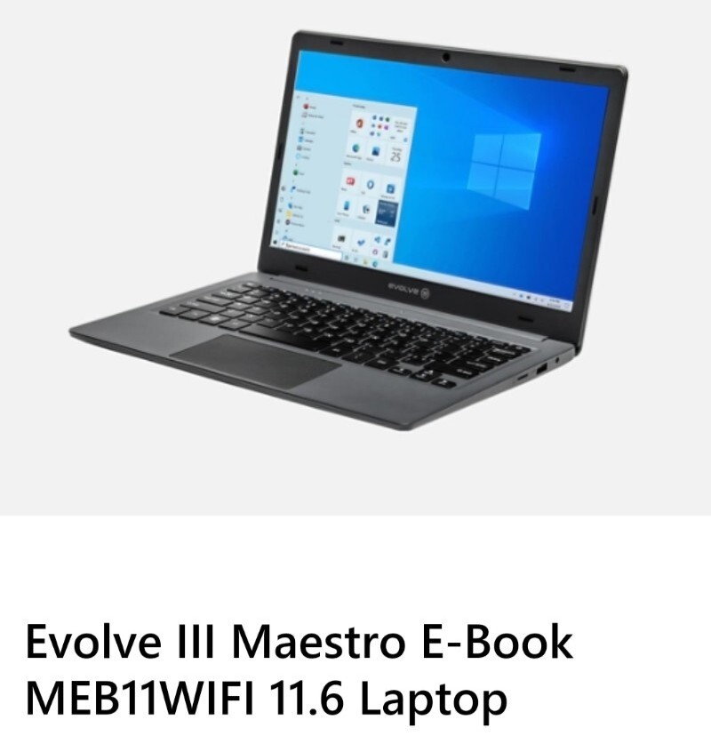 Evolve III Maestro 11.6″ Laptop Computer – Dark Grey