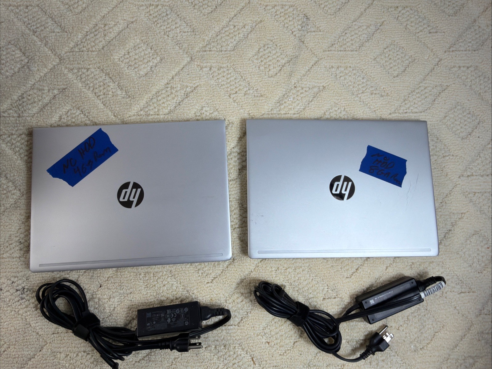 Lot Of 2 HP ProBook 430 G6 Core i5 No HDD 4 And 8 Gb Ram.
