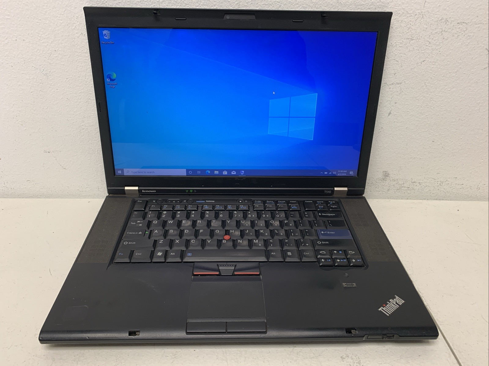 Lenovo ThinkPad T510 Intel i5-M520 2.4GHz 4GB RAM 128GB SSD WIND 10 Pro