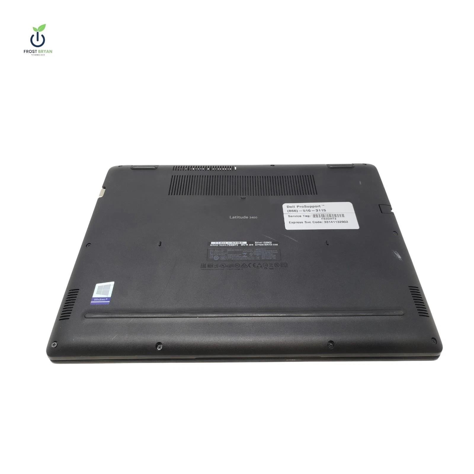 DELL Latitude 3400 Laptop i5-8265U 8GB 256GB No OS/Batt Grade D [DEFECTIVE]