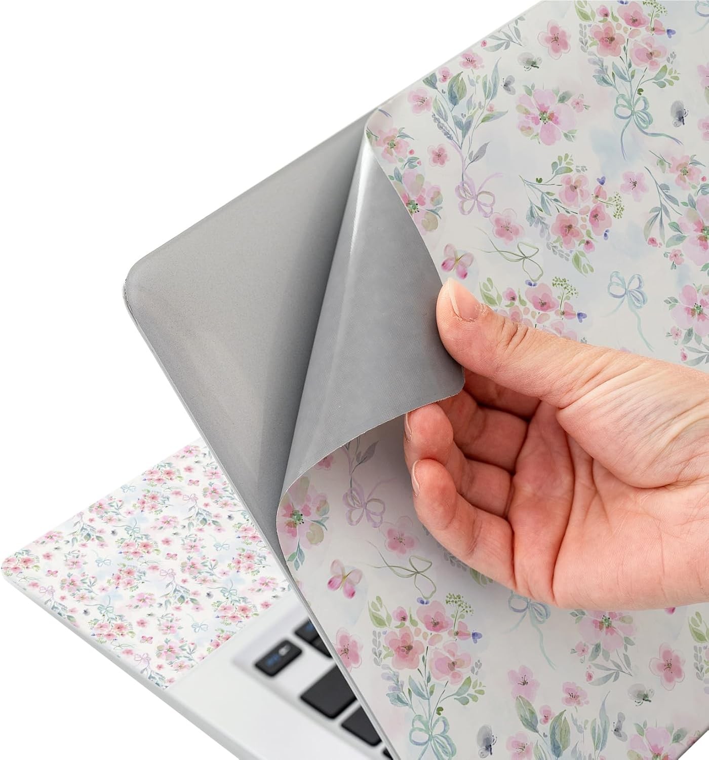 11.6 13 13.3 14 15 15.6 inches Netbook Laptop Skin Sticker Decal Pink Flowers