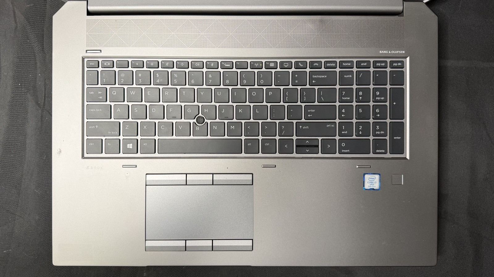 HP ZBook 17 G6 i7-9850H 2.6GHz, 256 + 224GB SSD, 32GB RAM W10 NVIDIA RTX 4000